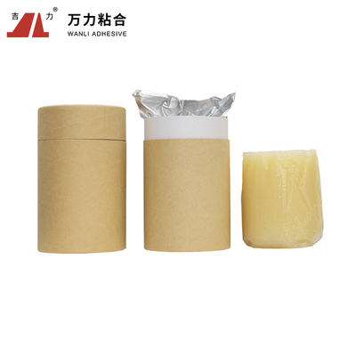Yellow Solid Glue For Synthetic Fabric , 6000 Cps PUR Hot Melt
